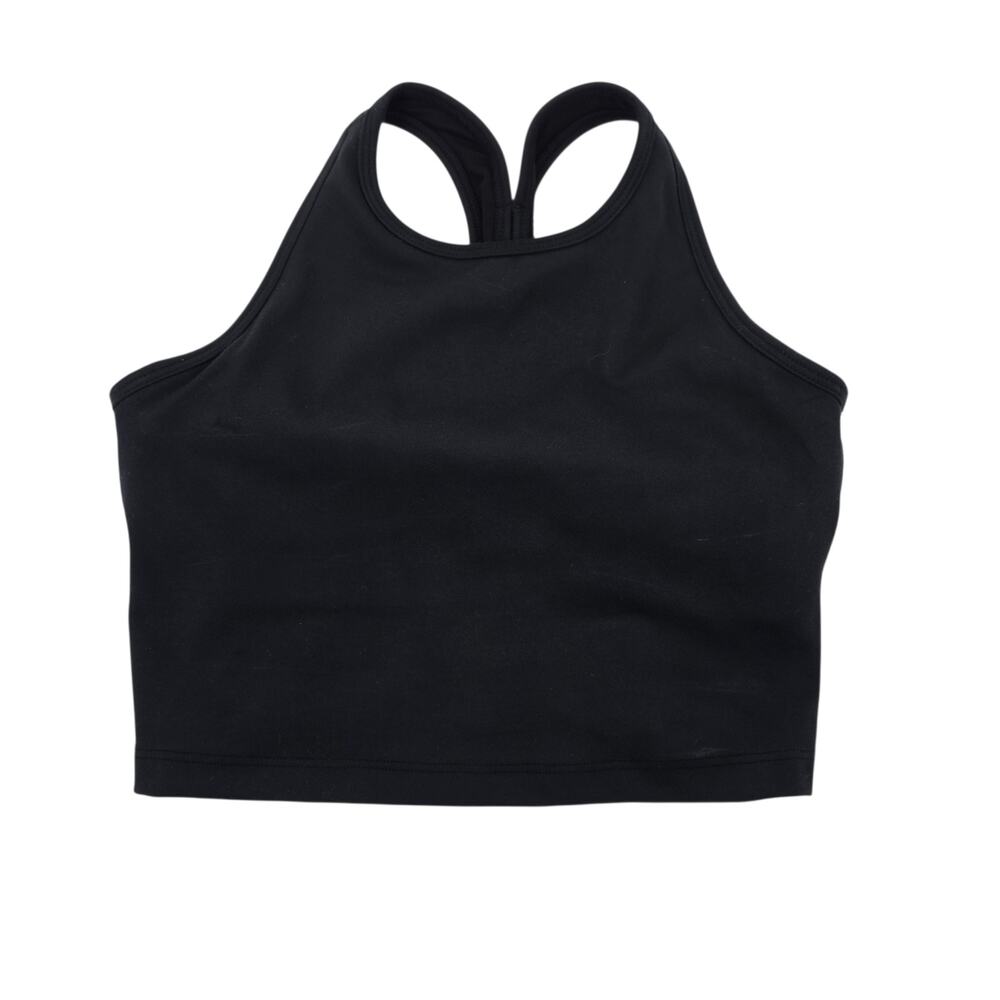 NWT Beyond Yoga Black Powerbeyond Strive Cropped Racerback Tank Top Size XS
